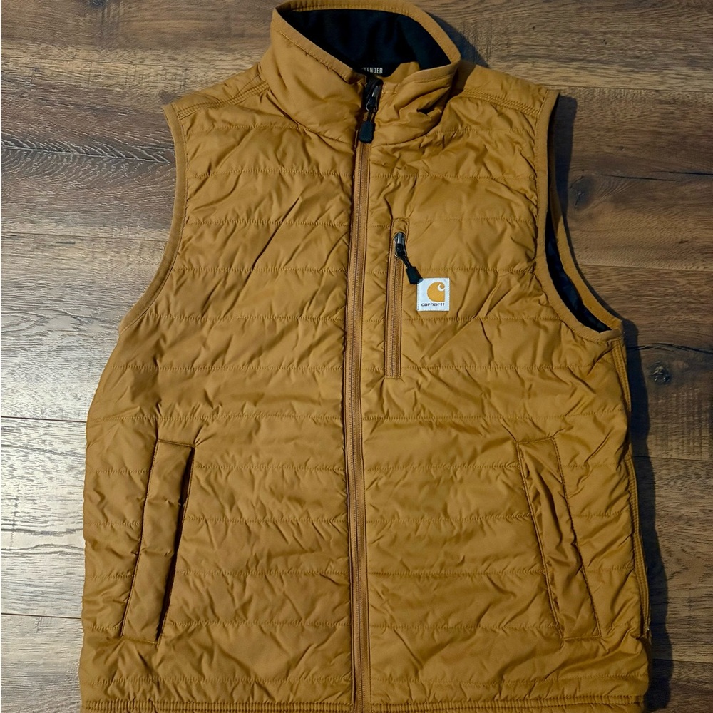 Carhartt Brown Quilted Vest